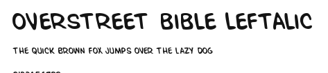 Overstreet Bible Leftalic Preview