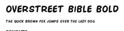Overstreet Bible Bold Preview