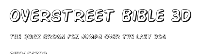Overstreet Bible 3D Preview