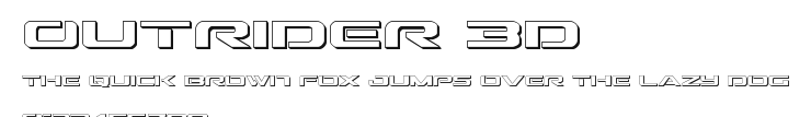 Outrider 3D Preview