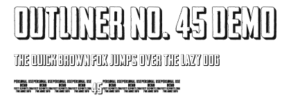 Outliner No. 45 DEMO Preview