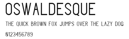 Oswaldesque Preview