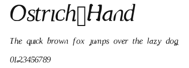 Ostrich_Hand Preview