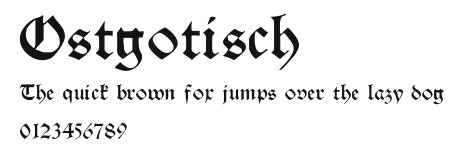Ostgotisch Preview