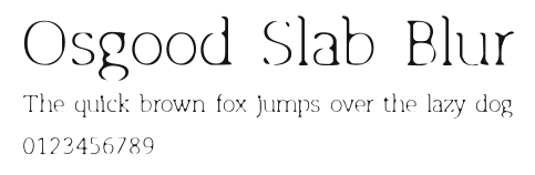 Osgood Slab Blur Preview