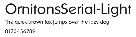 OrnitonsSerial-Light Preview