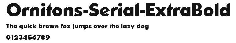 Ornitons-Serial-ExtraBold Preview