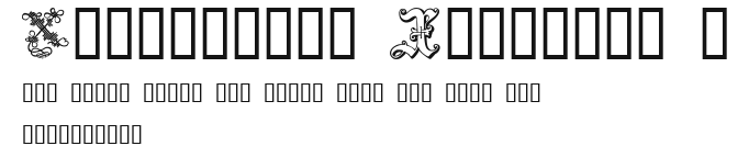 Ornamental Initials X Preview