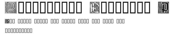 Ornamental Initials P Preview