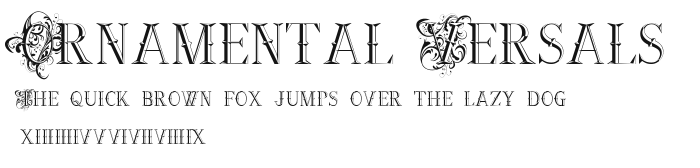 Ornamental Versals Preview