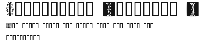 Ornamental Initials I Preview