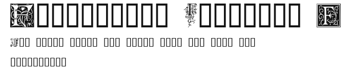 Ornamental Initials F Preview