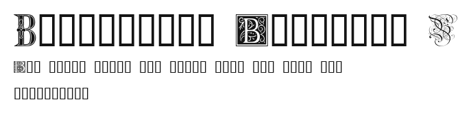 Ornamental Initials B Preview
