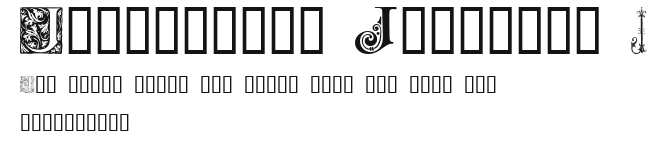 Ornamental Initials J Preview