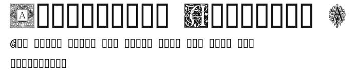 Ornamental Initials A Preview