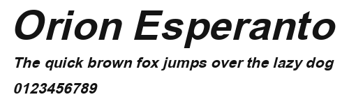 Orion Esperanto Preview