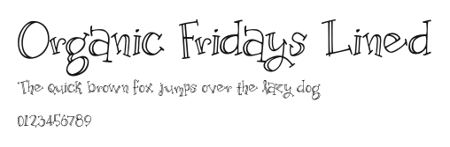Organic Fridays Lined Preview