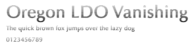 Oregon LDO Vanishing Preview