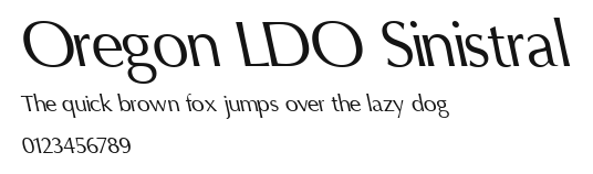 Oregon LDO Sinistral Preview