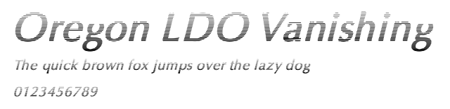 Oregon LDO Vanishing Preview