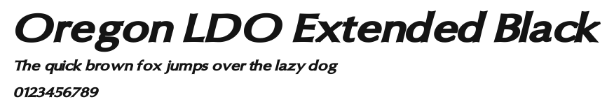 Oregon LDO Extended Black Preview