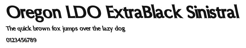 Oregon LDO ExtraBlack Sinistral Preview