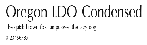 Oregon LDO Condensed Preview