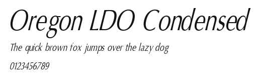 Oregon LDO Condensed Preview