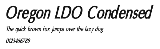 Oregon LDO Condensed Preview