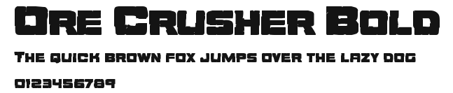 Ore Crusher Bold Preview