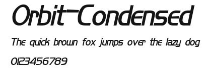 Orbit-Condensed Preview