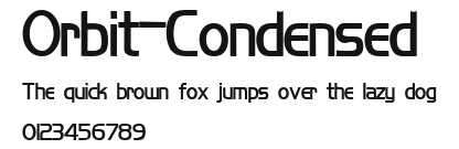 Orbit-Condensed Preview