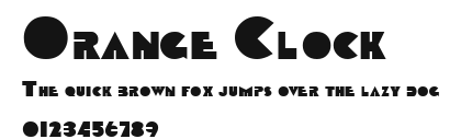 Orange Clock Preview