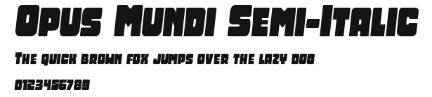Opus Mundi Semi-Italic Preview