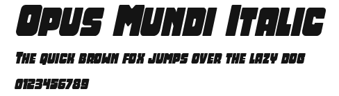 Opus Mundi Italic Preview