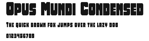 Opus Mundi Condensed Preview