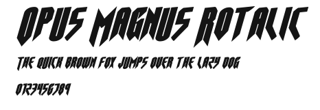 Opus Magnus Rotalic Preview