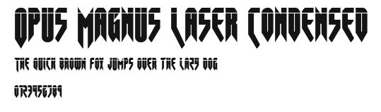 Opus Magnus Laser Condensed Preview
