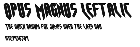 Opus Magnus Leftalic Preview