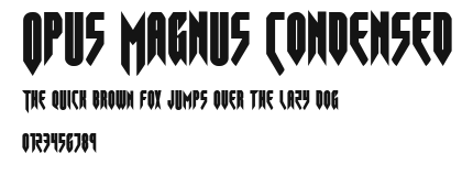 Opus Magnus Condensed Preview