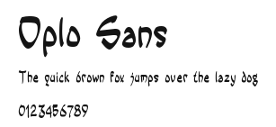 Oplo Sans Preview