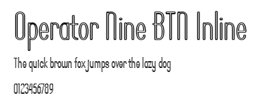Operator Nine BTN Inline Preview