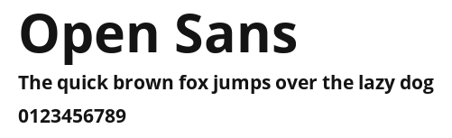 Open Sans Preview