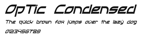 OpTic Condensed Preview