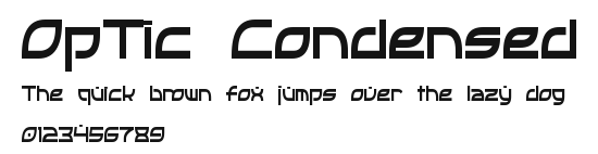 OpTic Condensed Preview