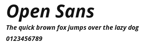 Open Sans Preview