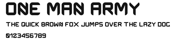 One Man Army Preview
