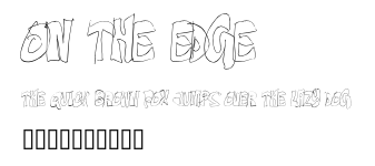 On The Edge Preview