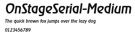 OnStageSerial-Medium Preview