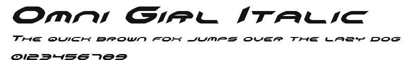Omni Girl Italic Preview